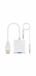 goobay HDMI > VGA adaptér, + 3,5mm stereo