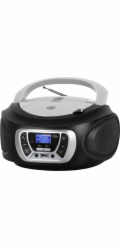 Přehrávač Trevi, CMP 510 DAB BK, přenosné, CD-MP3, CD-R/RW, DAB/DAB+/FM s RDS, dálkový ovladač, barva černá