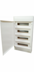 Legrand Modulární rozvodnice Legrand Practibox S 137429 přisazená 4x18 modulů IP40 průhledné dveře