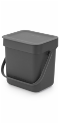 Brabantia Sort & Go 3l odpadkový kos sedý
