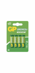 Baterie AA (R6) Zn-Cl GP Greencell 4ks / blistr