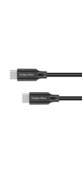 Kabel KRUGER & MATZ KM1260 Basic USB-C/USB-C 1m Black
