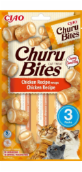 INABA Churu Bites Chicken recipe wraps - pamlsek pro kočky - 3x10 g