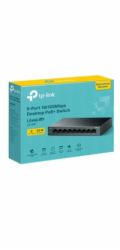 TP-Link LiteWave switch LS109P (9x100Mb/s, 8xPoE+, 63W, fanless)