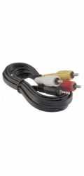 Kabel TIPA JACK 3.5 stereo 4pin/3xCINCH 1,5m