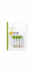 Baterie AAA (LR03) alkalická NEDIS BAAKLR034BL 4ks / blistr