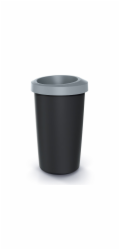 Koš odpadkový COMPACTA R DROP světle šedý 25l