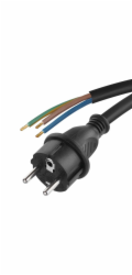 Flexo šňůra guma/neopren 3x1,0mm2 3m černá EMOS S03130N