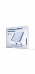Gembird Skládací stojan na notebook, šedý