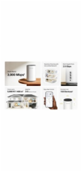 WiFi router TP-Link Mercusys Halo E85X(2-pack) WiFi 6, AX3000, 1x 2,5GLAN, 2x GLAN2,4/5 GHz
