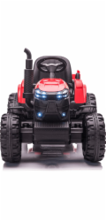 Dětský elektrický traktor Hatis, černý/červený