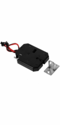 Elektrický zámek XG-07C 12VDC 1,8A černý s kontrolním kontaktem