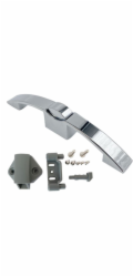 Nábytkový zámek do karavanů chrom - push lock