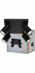 OSRAM Směrová žárovka , 4xGU10, černá.