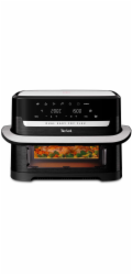Tefal Dual Easy Fry Flex EY9228 9 l Samostatné 2700 W Horkovzdušná fritéza Černá, Nerezová ocel