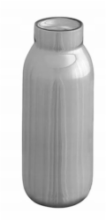 ROTPUNKT Termos szklany poj. 0,500 l, black-el.-kingfisher (czarno-niebieski)
