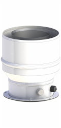 Ferroli rovný koncentrický adaptér O 80/125 mm pro plynové kotle do 60 kW s měřicími tryskami