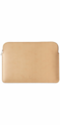 Baltan Kožené pouzdro na zip pro MacBook Pro 14 M4 béžové