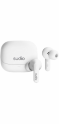 Sudio Bezdrátová sluchátka do uší C8, bílá (C8WHT)