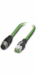 Phoenix Contact 4žilový stíněný síťový kabel M12 RJ45 rovné zástrčky PROFINET 100 Mb/s rovné zástrčky RJ45 kód D 2m NBC-M12MSD/ 2.0-93B/R4AC (1407500)