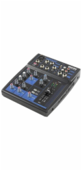 Gemini 5kanálový analogový audio mixážní pult Sound GEM-05USB – přehrávání z USB – streamování přes Bluetooth – černý