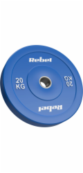 Rebel Zátěžový kotouč Olympic Rubber Bumper, řada Beast, 20 kg, otvor 51 mm, aktivní (RBA-2145-20)