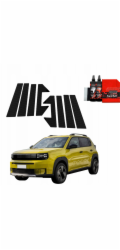 GrizzGlass Karbonová fólie BodyShield na sloupky Fiat Grande Panda (2025) [8v1]