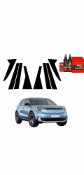 GrizzGlass černá fólie na sloupky karoserie pro Ford Explorer EV (2024-2025) [8v1]