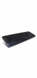 C-TECH klávesnice KB-102 PS/2, slim, black, CZ/SK