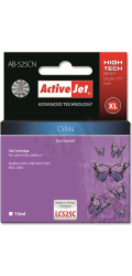 Activejet AB-525CN ink for Brother printer; Brother LC525C replacement; Supreme; 15 ml; cyan