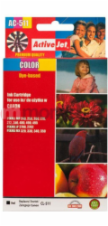 Activejet Inkoust AC-511R (náhrada za Canon CL-511; Premium; 12 ml; barevný)