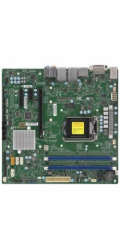 Supermicro MBD-X11SCQ-L-O SUPERMICRO MB 1xLGA1151 (Core 8th gen/ 95W), H310,2xDDR4,4xSATA3,PCIe 3.0 (x16) 2.0(x4,x1),HDMI,DP,DVI,Audio