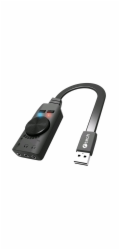 C-TECH Zvuková karta SC-7Q, 7.1 surround sound, audio switch