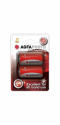 AgfaPhoto zinková baterie 1.5V, R20/D, 2ks 
