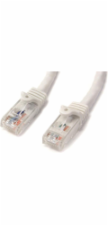 Startech 3m CAT6 Ethernet Cable, 10 Gigabit Snagless RJ45 650MHz 100W PoE Patch Cord, CAT 6 10GbE UTP Network Cable w/Strain Relief, White, Wiring is UL Certified/TIA - Category 6 - 24AWG (N6PATC3MWH)