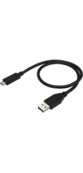 StarTech Kabel USB-A na USB-C 0,5 m černý (USB31AC50CM)