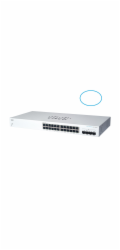 Cisco switch CBS220-24P-4X (24xGbE,4xSFP+,24xPoE+,195W)