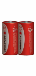 AgfaPhoto zinková batéria 1.5V, R14/C, shrink 2ks 