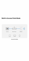 MERCUSYS ME50G WiFi5 Extender/Repeater (AC1900,2,4GHz/5GHz,1xGbELAN)