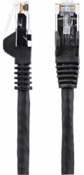 Startech 5m LSZH CAT6 Ethernet Cable, 10 Gigabit Snagless RJ45 100W PoE Network Patch Cord with Strain Relief, CAT 6 10GbE UTP, Black, Individually Tested/ETL, Low Smoke Zero Halogen - Category 6 - 24