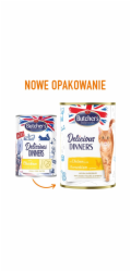BUTCHER S Delicious Dinners Chicken Jelled Pieces - mokré krmivo pro kočky - 400 g