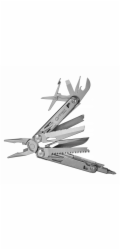 Multitool AZYMUT Giewon - 14 nástrojů + pouzdro na opasek (H2038)