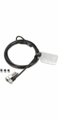 Bezpečnostní kabel Kensington Zámek na notebook Univerzální kombinovaný 3v1 T-bar, nano, klín