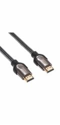 Akyga Kabel HDMI 2.1 (M) stíněný měď, 4K/8K 48Gbps, černý 1,5 m