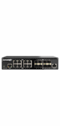 QNAP řízený switch QSW-M3216R-8S8T (8x 10GbE porty + 8x 10G SFP+ porty, poloviční šířka)
