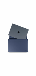 EPICO Kožený obal pro Apple MacBook Air/Pro 13,3" - tmavě modrý