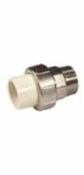 Adaptér 4733-407, PVC-C, 3/4" vnější závit/lepící samice