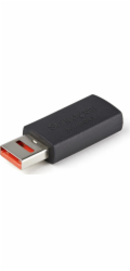 StarTech Secure Charging USB Data Blocker Adapter, Male to Female USB-A Charge-Only Adapter, No-Data Charge/Power-Only Adapter for Phone/Tablet, Data Blocking USB Protector Adapter - 5V, 2.4A (12 W) M