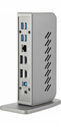 Startech USB-C USB-A Dock, Hybrid Universal USB 3.0 Docking Station for USB-C or USB-A Laptop, Dual Monitor 4K 60Hz HDMI/DisplayPort, 6x USB-A Hub, Gigabit Ethernet, USB 3.1/3.2 Gen 1 - Dual 4K USB-C 
