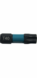 Makita Scrw Bit Impact Black  T40, 25mm, 2 pcs